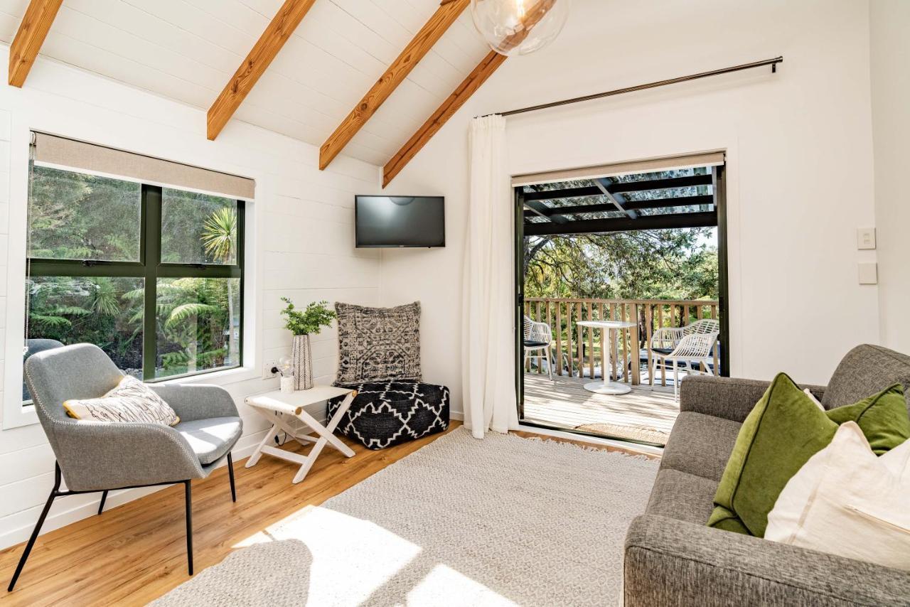 Tui & Nikau Cabins มานกาไว ภายนอก รูปภาพ